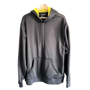 Men’s Active hoodie Gray black long sleeves sweatshirt XL